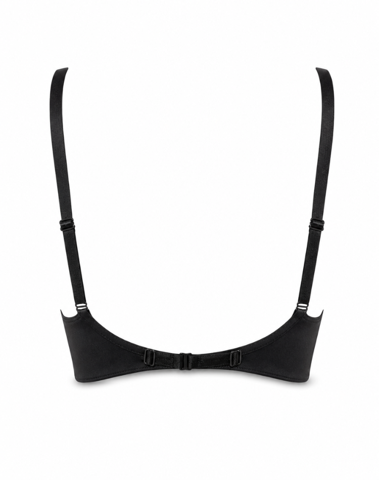 Jade - Soutien-gorge femme push-up dos nu décolleté plongeant et bretelles réglables