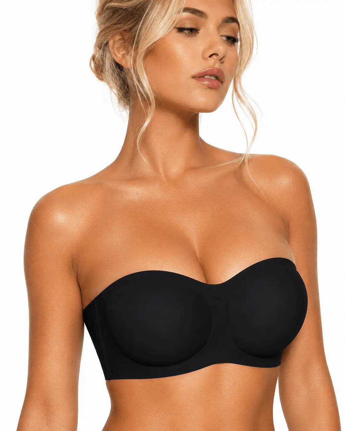 Jade - Soutien-gorge femme sans bretelles confortable pour tenues épaules dénudées