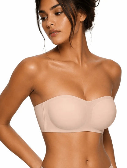 Jade - Soutien-gorge femme sans bretelles confortable pour tenues épaules dénudées