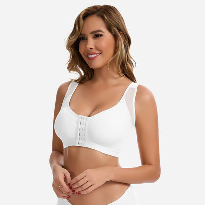 Julie - Soutien-gorge femme sans armatures à fermeture devant et confortable