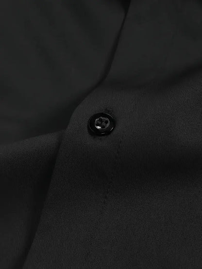 Julien - Chemise Homme Casual Smart avec Col Italien et Coupe Ajustée