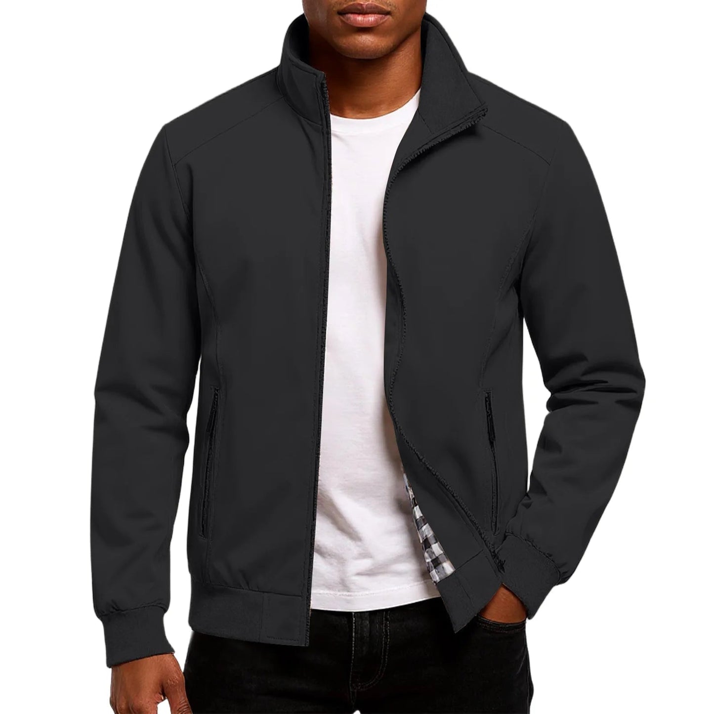 Julien - Veste Bomber Homme Légère et Décontractée pour l'Automne