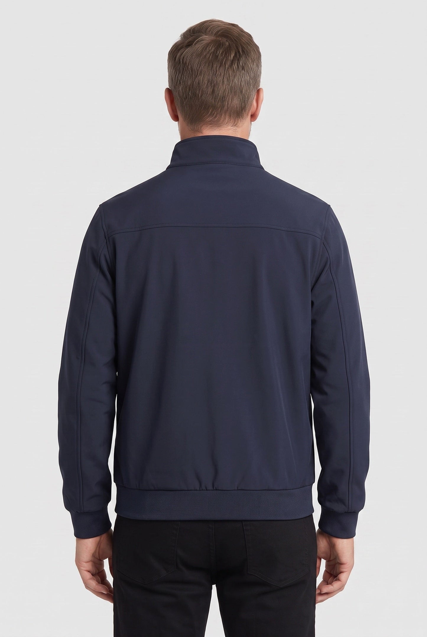 Julien - Veste Homme Légère et Imperméable pour l'Automne avec Col Montant