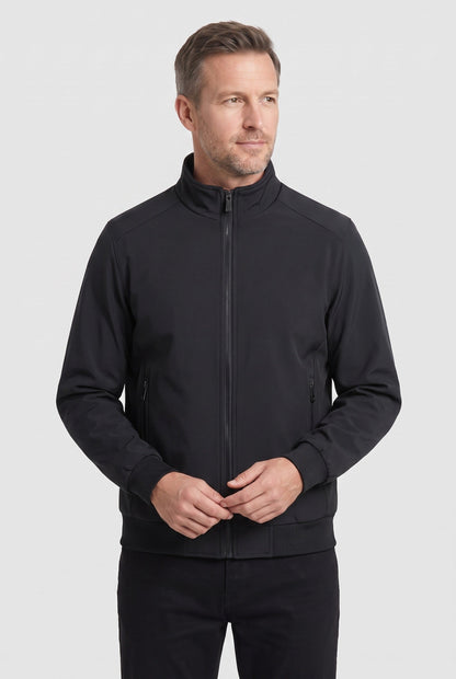 Julien - Veste Homme Légère et Imperméable pour l'Automne avec Col Montant