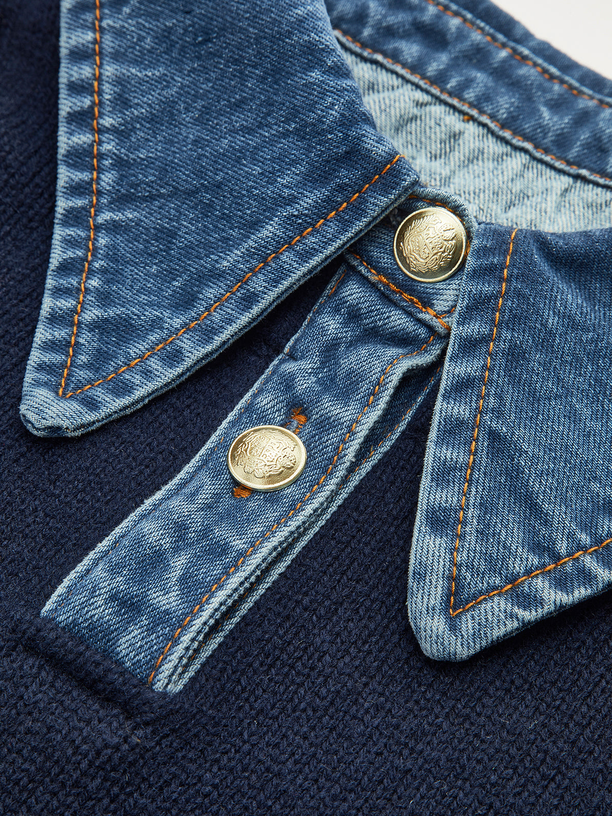 Juliette - Pull Femme Maille Col Polo avec Manches Longues et Poignets Côtelés