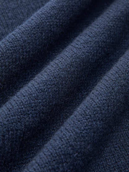 Juliette - Pull Femme Maille Col Polo avec Manches Longues et Poignets Côtelés