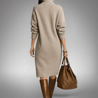 Juliette - Robe Pull Femme Confortable en Maille pour l'Automne