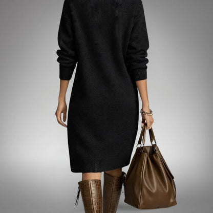 Juliette - Robe Pull Femme Confortable en Maille pour l'Automne