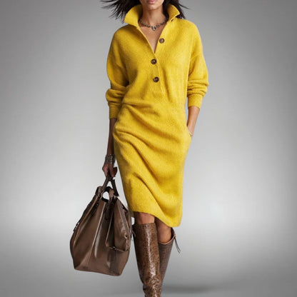 Juliette - Robe Pull Femme Confortable en Maille pour l'Automne