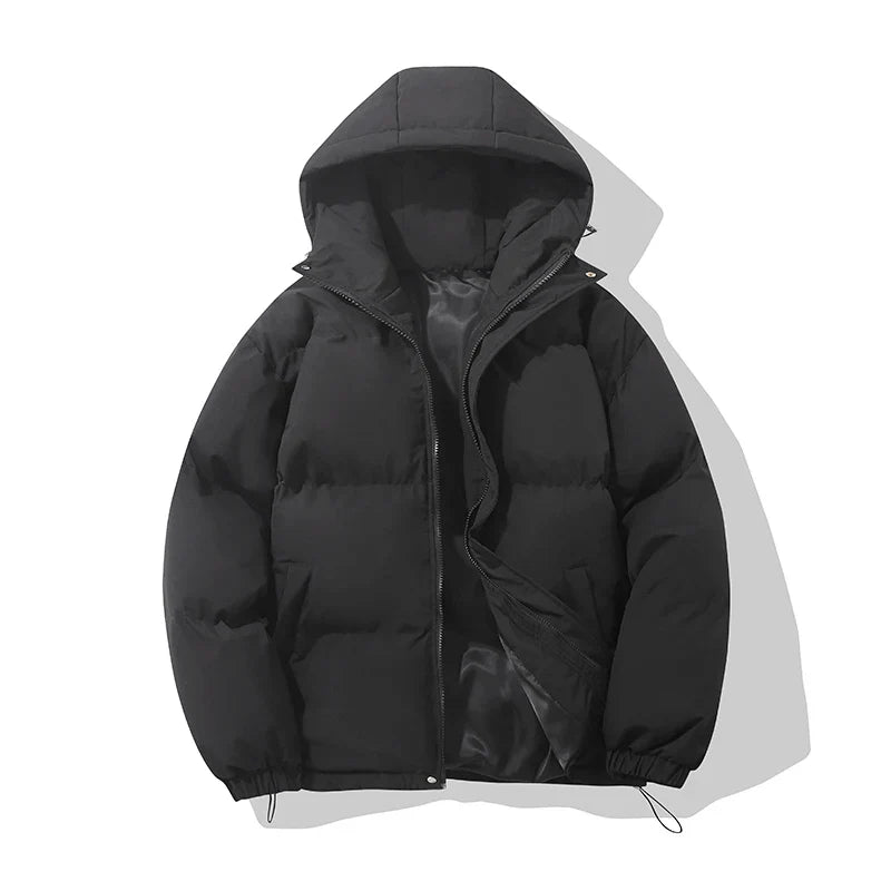 Lea - Doudoune femme courte et oversize à capuche avec fermeture zippée