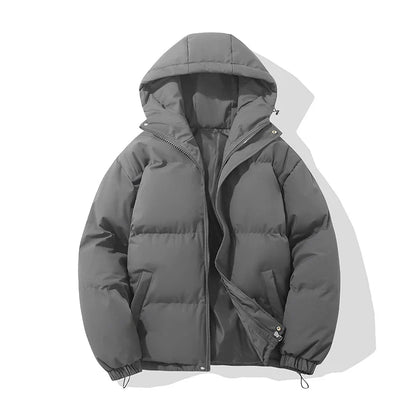 Lea - Doudoune femme courte et oversize à capuche avec fermeture zippée