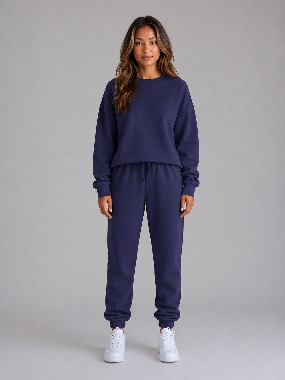 Lola - Ensemble Femme Survêtement Oversize avec Col Rond et Bas Resserré