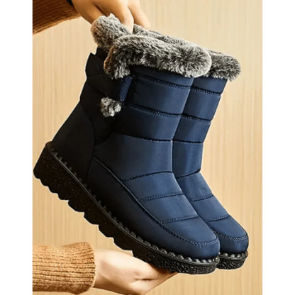 Louise - Bottines Femme Hiver Impermeables avec Doublure Polaire Chaude