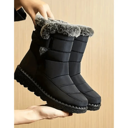Louise - Bottines Femme Hiver Impermeables avec Doublure Polaire Chaude