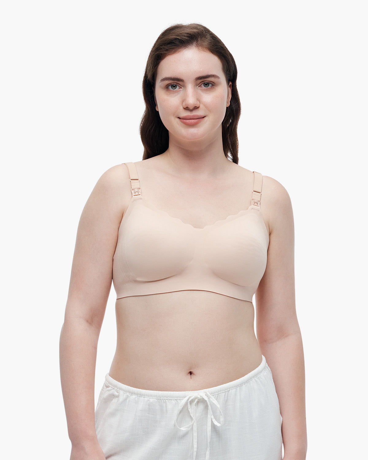 Louise - Soutien-gorge d'allaitement femme mains libres pour tire-lait à clips