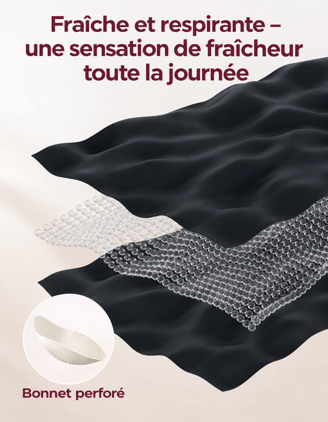Louise - Soutien-gorge d'allaitement femme mains libres pour tire-lait à clips