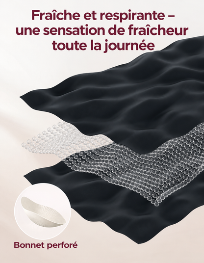 Louise - Soutien-gorge d'allaitement femme mains libres pour tire-lait à clips