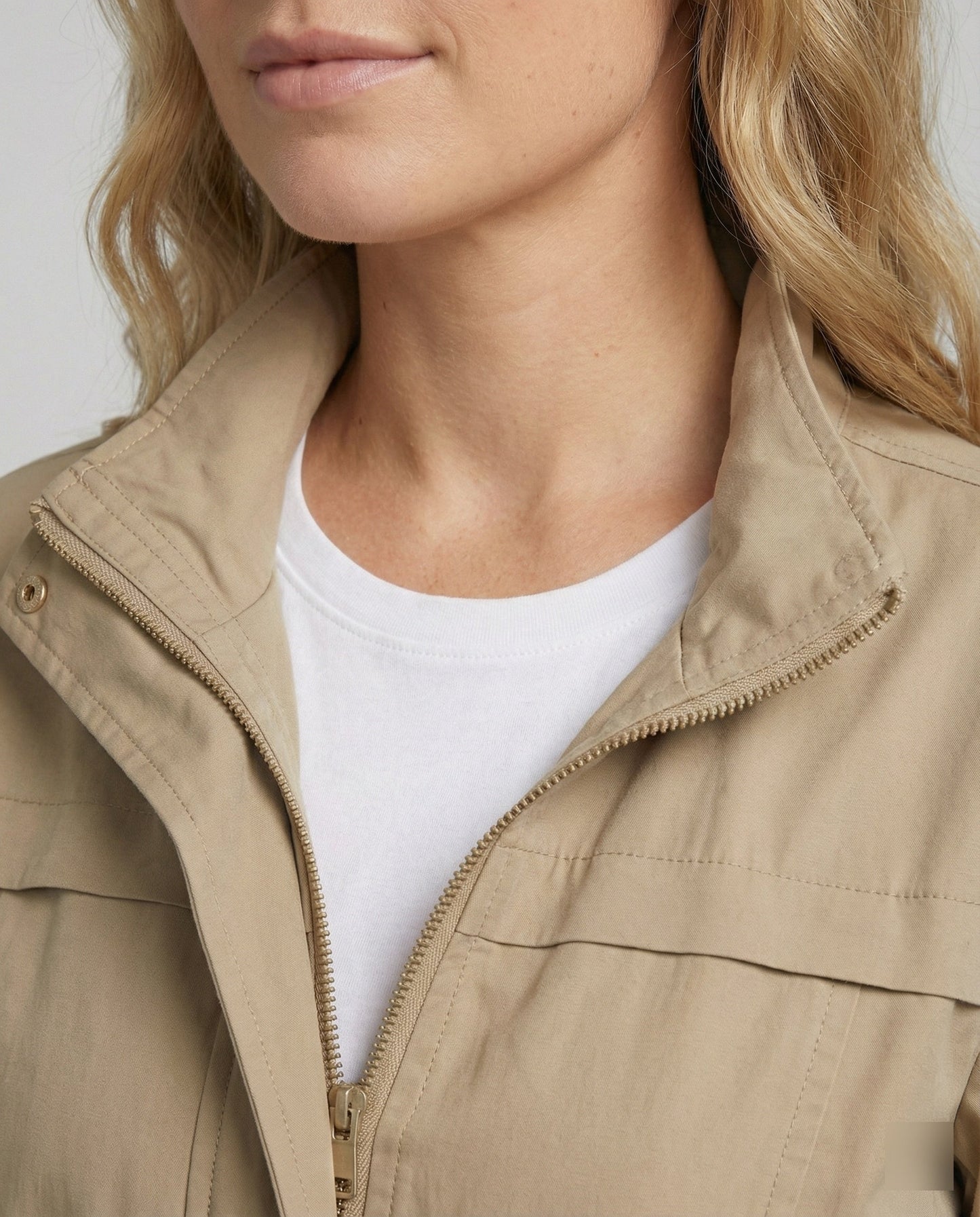 Louise - Veste Femme Imperméable Légère avec Capuche et Taille Ajustable