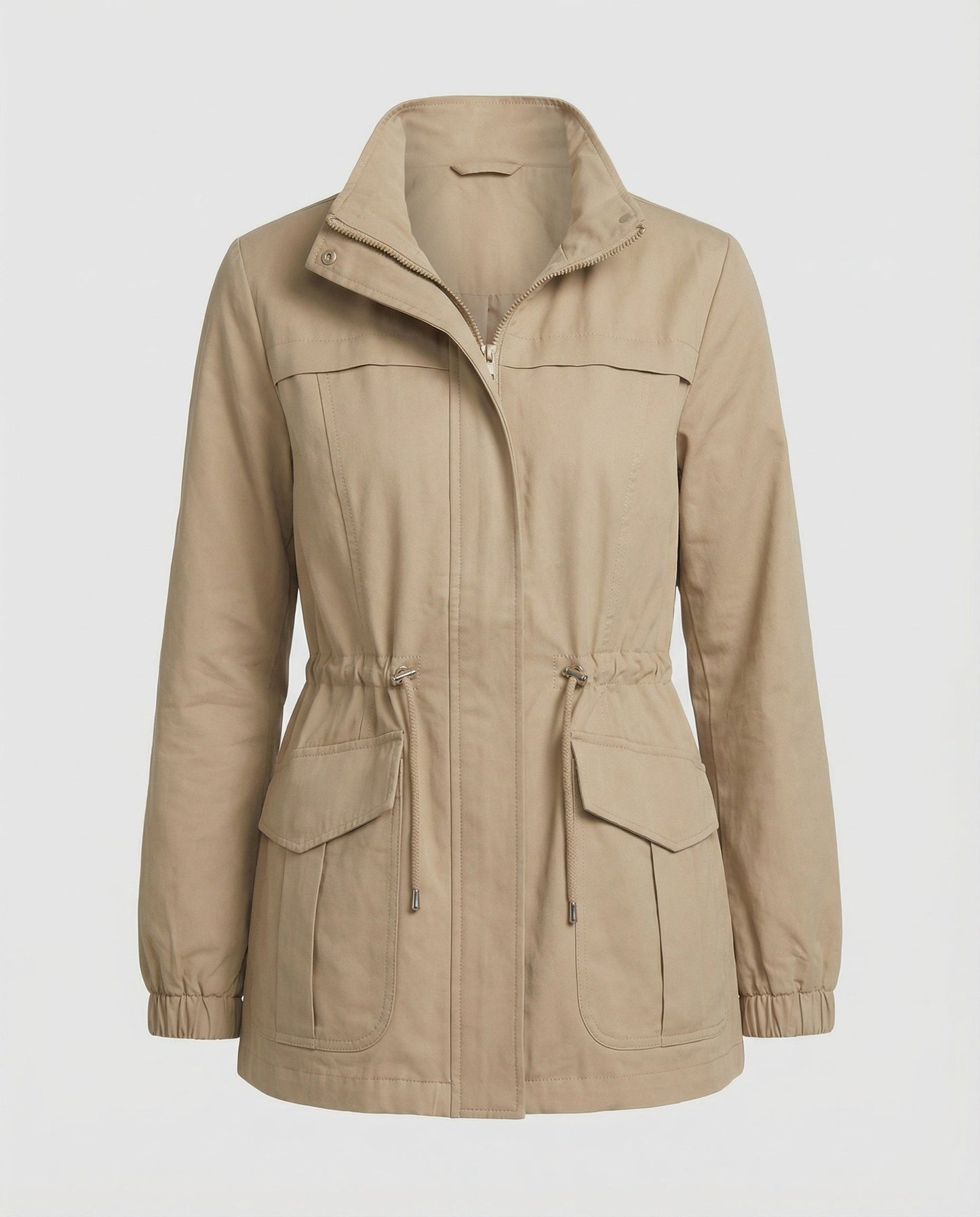 Louise - Veste Femme Imperméable Légère avec Capuche et Taille Ajustable