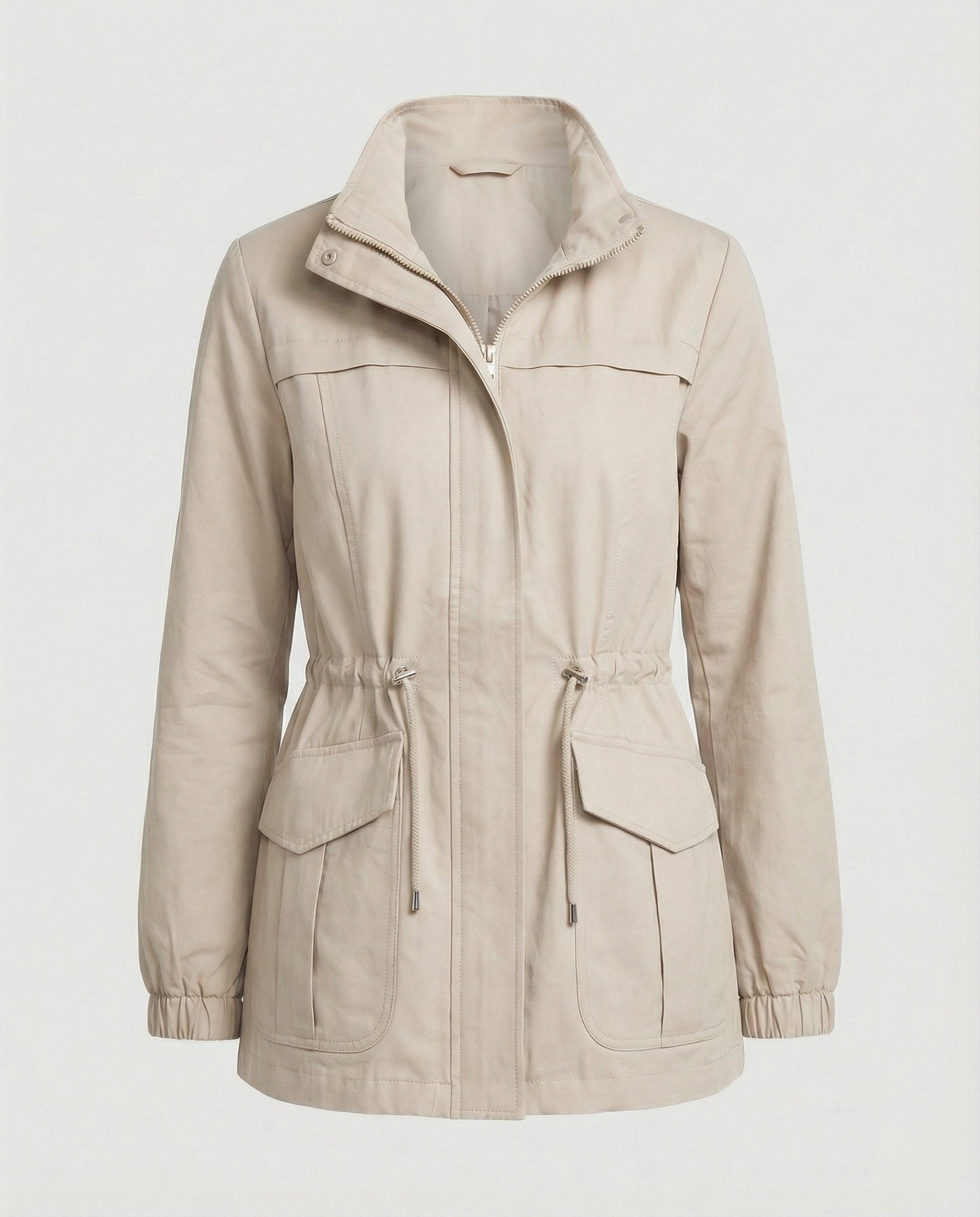 Louise - Veste Femme Imperméable Légère avec Capuche et Taille Ajustable