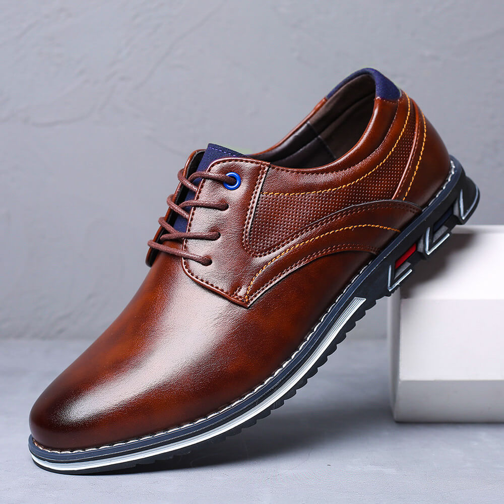 Lucas - Chaussures Homme Confortables Habillées à Lacets Élégantes