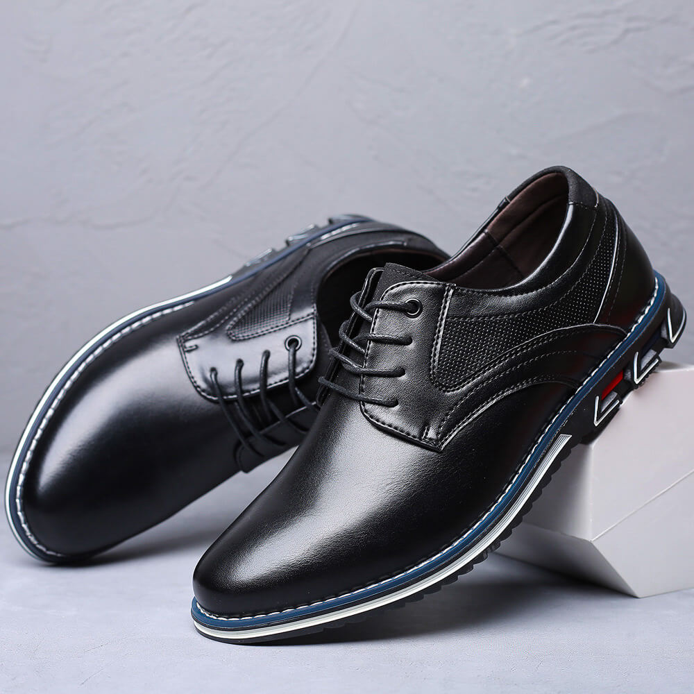 Lucas - Chaussures Homme Confortables Habillées à Lacets Élégantes