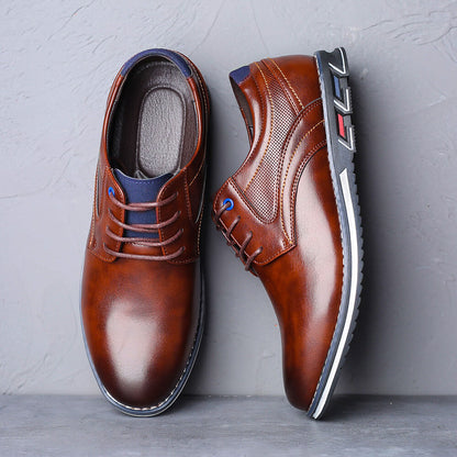 Lucas - Chaussures Homme Confortables Habillées à Lacets Élégantes