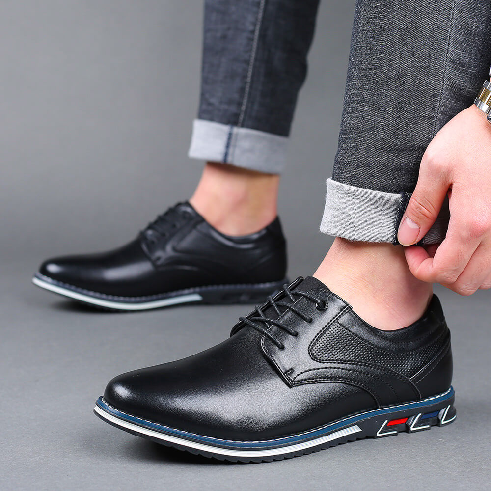Lucas - Chaussures Homme Confortables Habillées à Lacets Élégantes