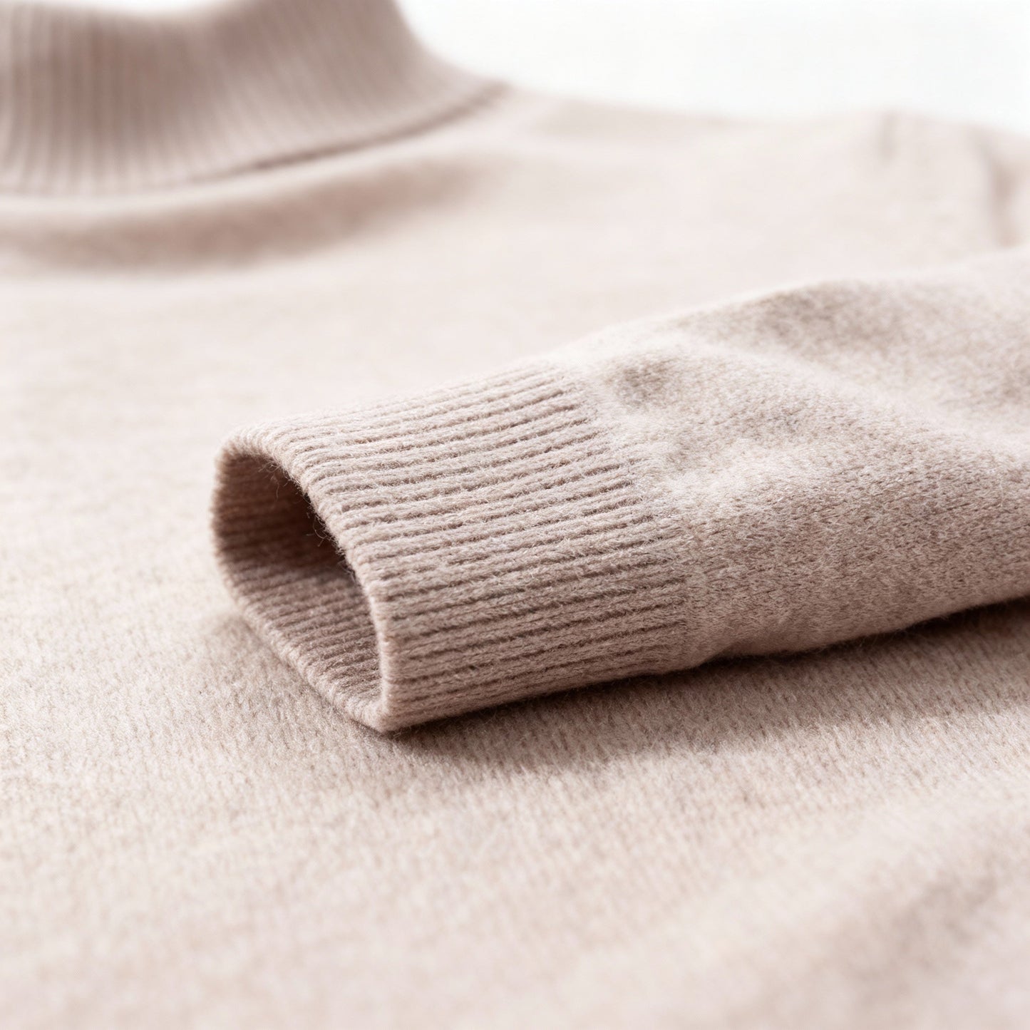 Lucas - Pull Homme en Laine Style avec Col Roulé Ajusté pour l'Automne