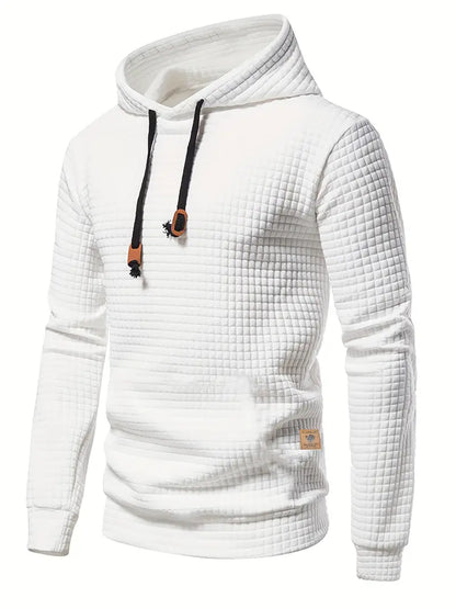 Lucas - Sweat Homme à Capuche pour l'Automne avec Texture Gaufrée