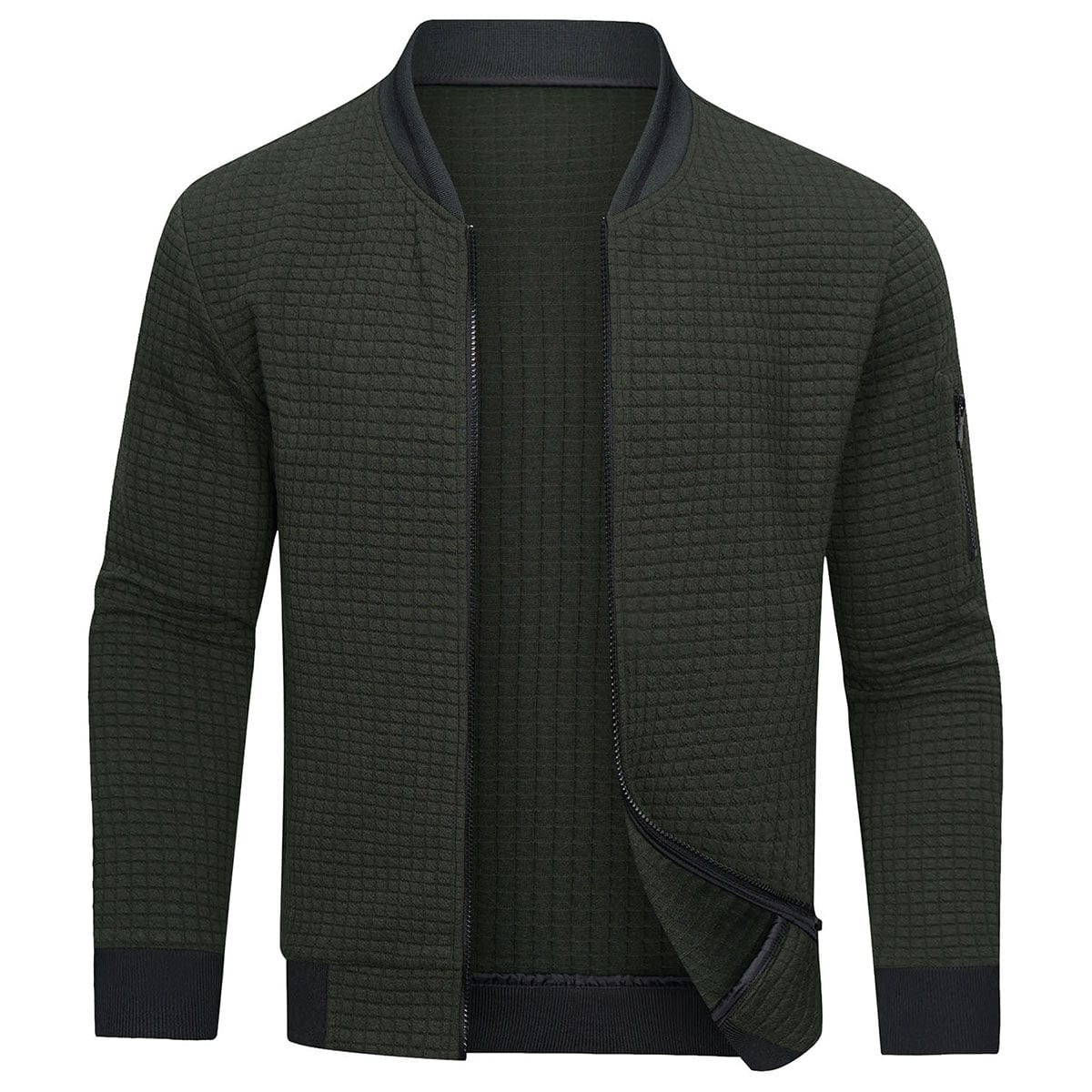Lucas - Veste Homme en Maille Casual pour l'Automne avec Fermeture Éclair