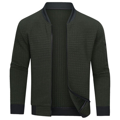 Lucas - Veste Homme en Maille Casual pour l'Automne avec Fermeture Éclair