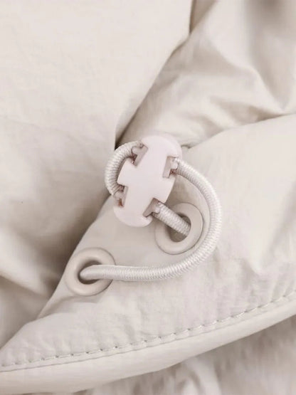 Manon - Doudoune Femme d'Hiver à Capuche avec Fermeture Éclair Oversize