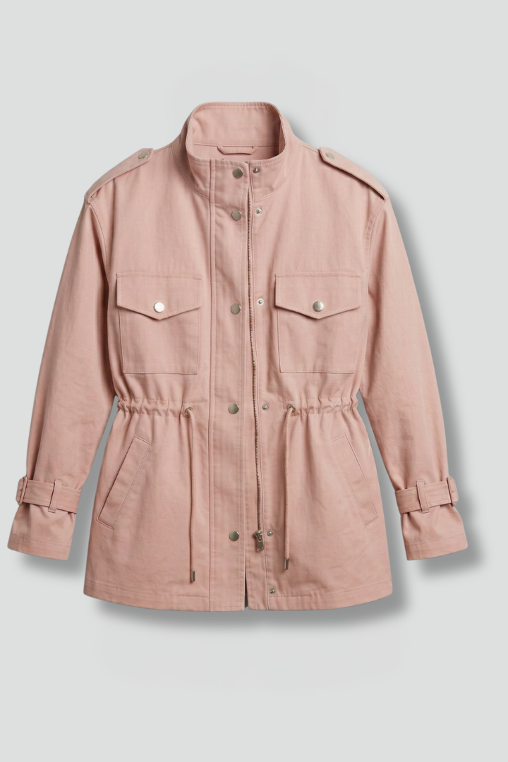 Manon - Veste femme imperméable et mi saison avec coupe courte et légère