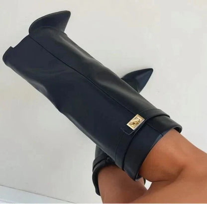 Margaux - Bottes Orthopédiques Hautes Femme au Genou pour l'Automne