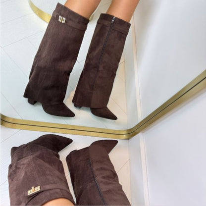 Margaux - Bottes Orthopédiques Hautes Femme au Genou pour l'Automne