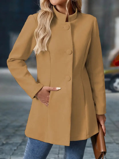 Margaux - Veste Femme Smart Casual pour l'Hiver avec Col Montant