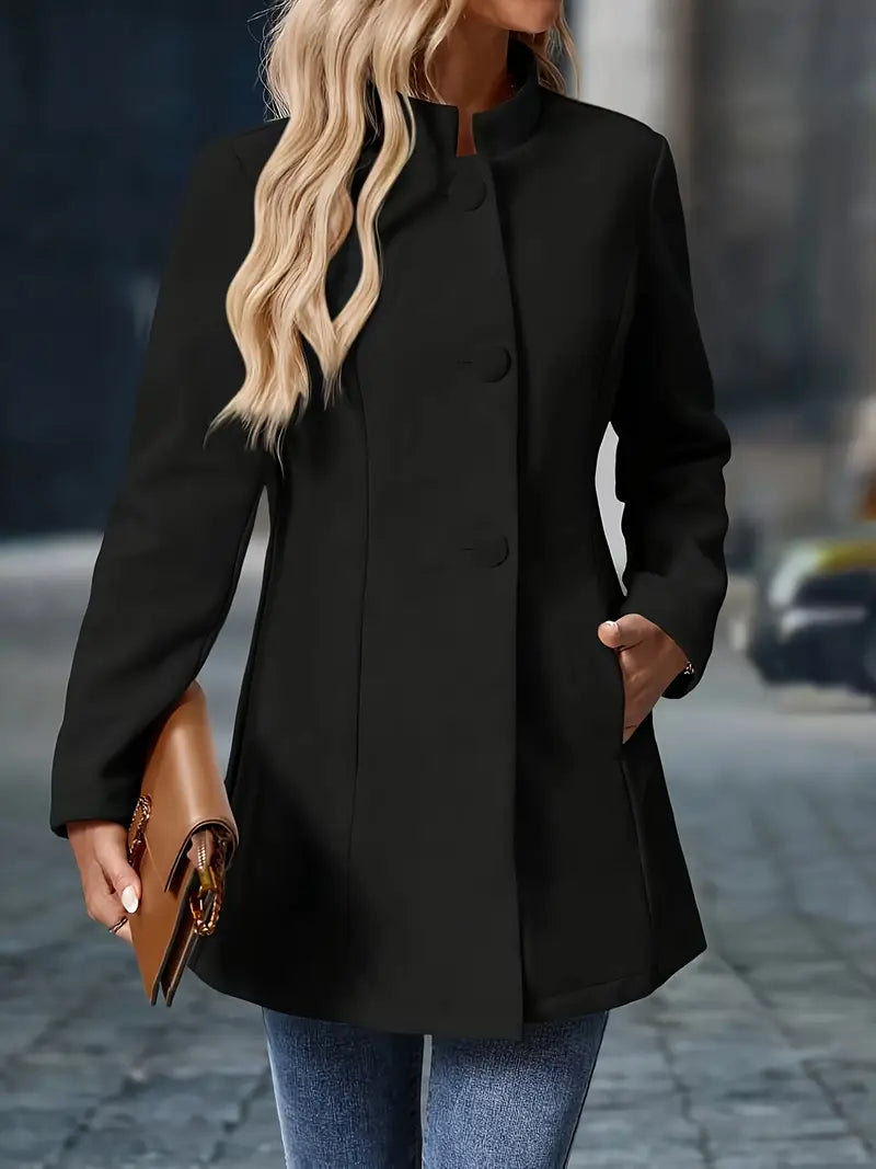 Margaux - Veste Femme Smart Casual pour l'Hiver avec Col Montant