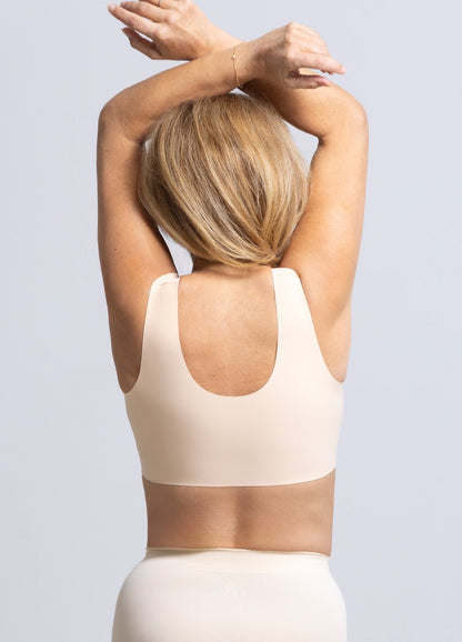 Marie - Soutien-gorge femme effet lifting à bretelles larges et coupe couvrante