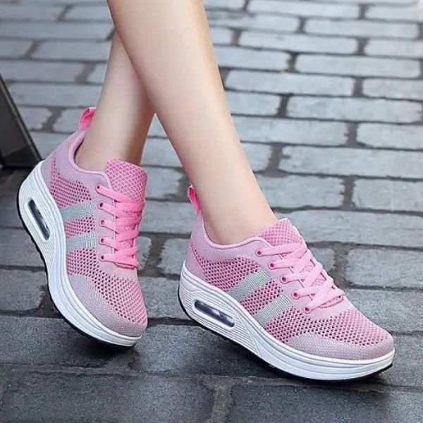 Marion - Chaussures Orthopédiques Femme Casual avec Semelle Plateforme et Coussin d'Air