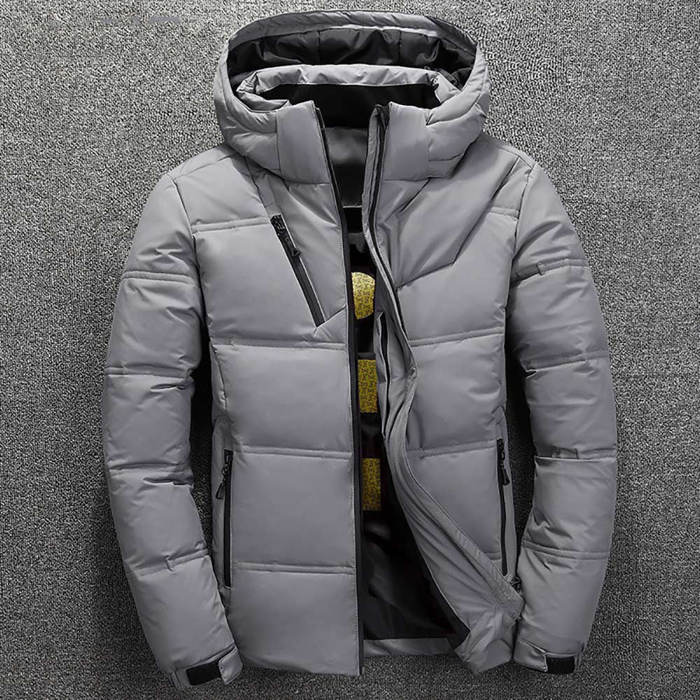 Mathis - Doudoune Homme Imperméable avec Capuche et Poches Zippées