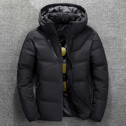 Mathis - Doudoune Homme Imperméable avec Capuche et Poches Zippées