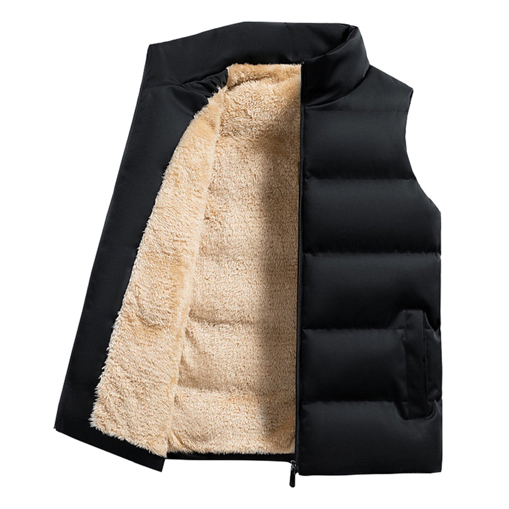 Maxime - Gilet Homme Sans Manches pour l'Hiver avec Doublure Polaire