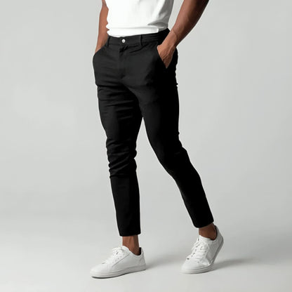 Maxime - Pantalon Homme Chino Casual Smart à Coupe Ajustée