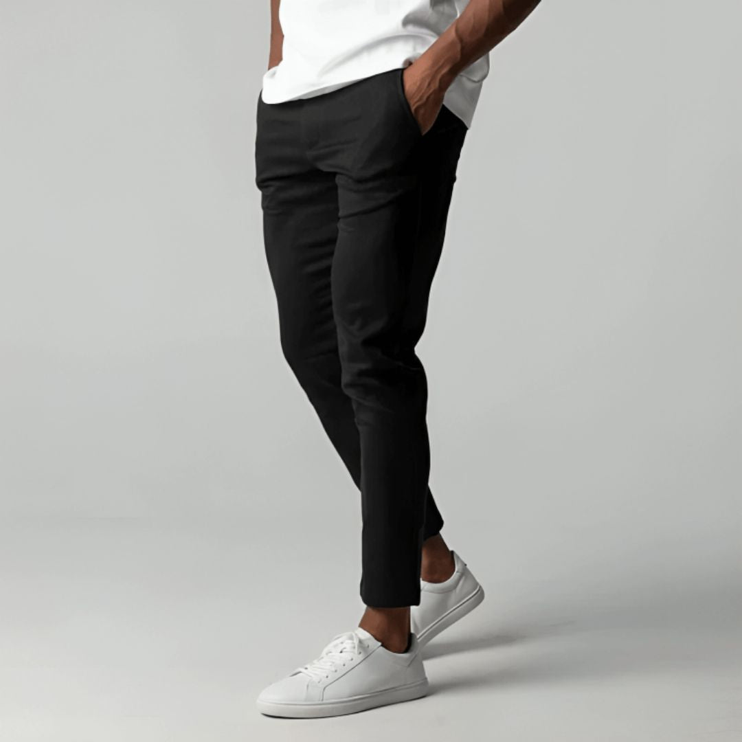 Maxime - Pantalon Homme Chino Casual Smart à Coupe Ajustée
