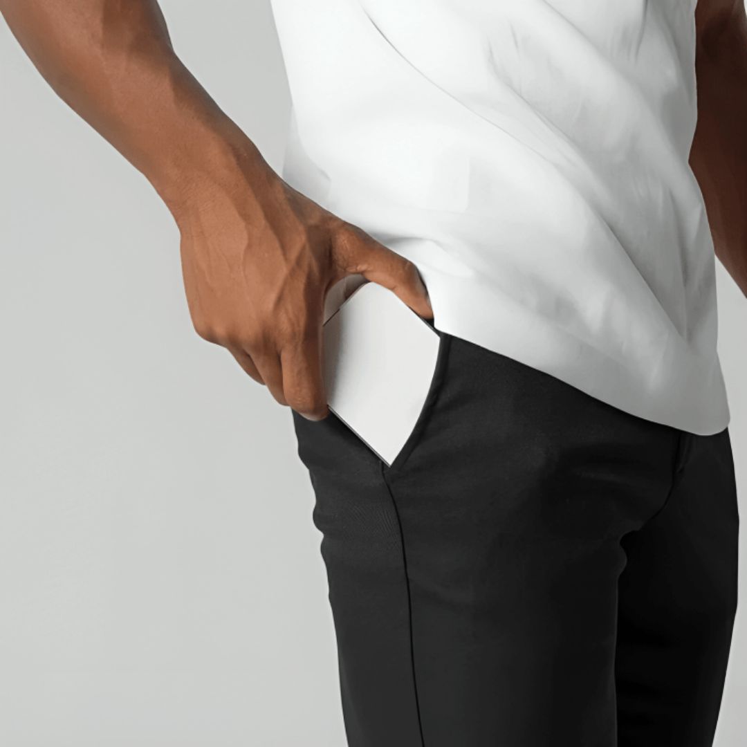 Maxime - Pantalon Homme Chino Casual Smart à Coupe Ajustée