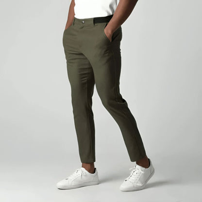 Maxime - Pantalon Homme Chino Casual Smart à Coupe Ajustée
