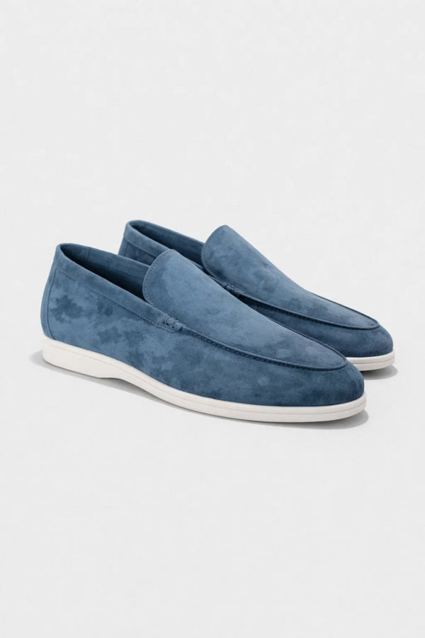 Mocassins Homme - Slip-On Semelle Blanche Doublure | Confort