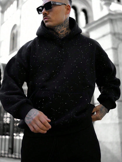 Nathan - Sweat homme à capuche oversize décontracté doux et chaud