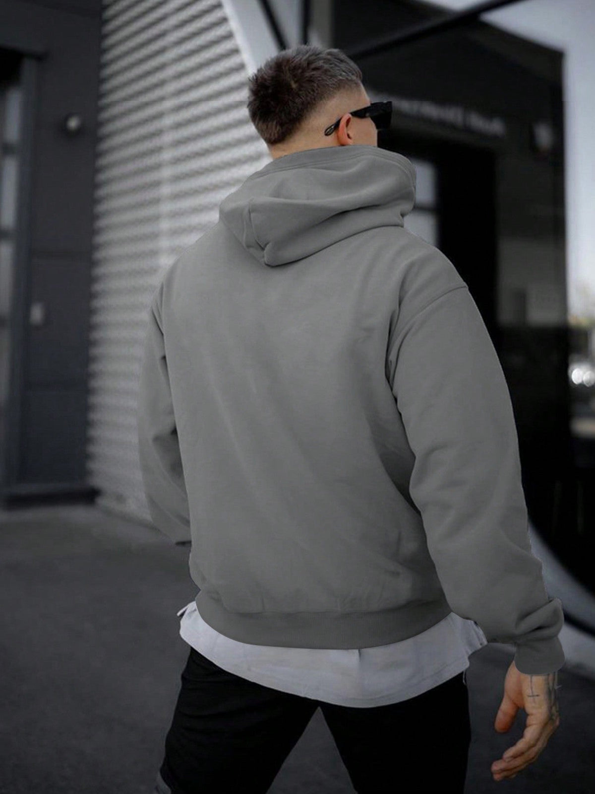 Nathan - Sweat homme à capuche oversize décontracté doux et chaud